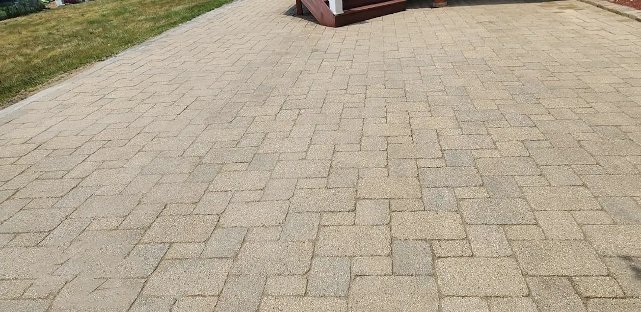 Paver sanded and sealed